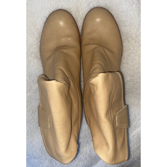 R & Renzi Heeled Boots Leather Vero Cuolo Size 37 (USA 7) Made In Italy - Picture 3 of 9